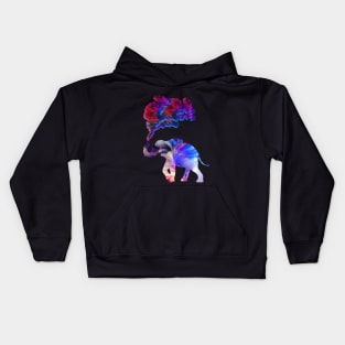 Rainbow Elephant Kids Hoodie